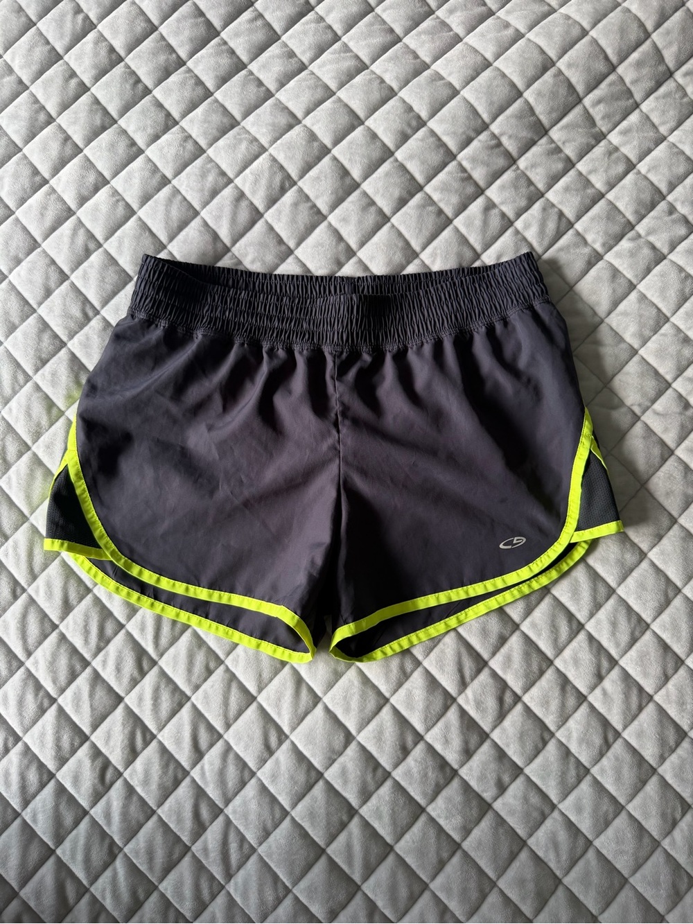 Champion athletic shorts - gray and green - size medium - Picture 1 of 4
